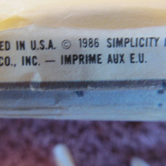 Vtg 1980s Simplicity 7361 Sewing Craft UNCUT Pattern Babies' Room Accessories - Picture 6 of 12